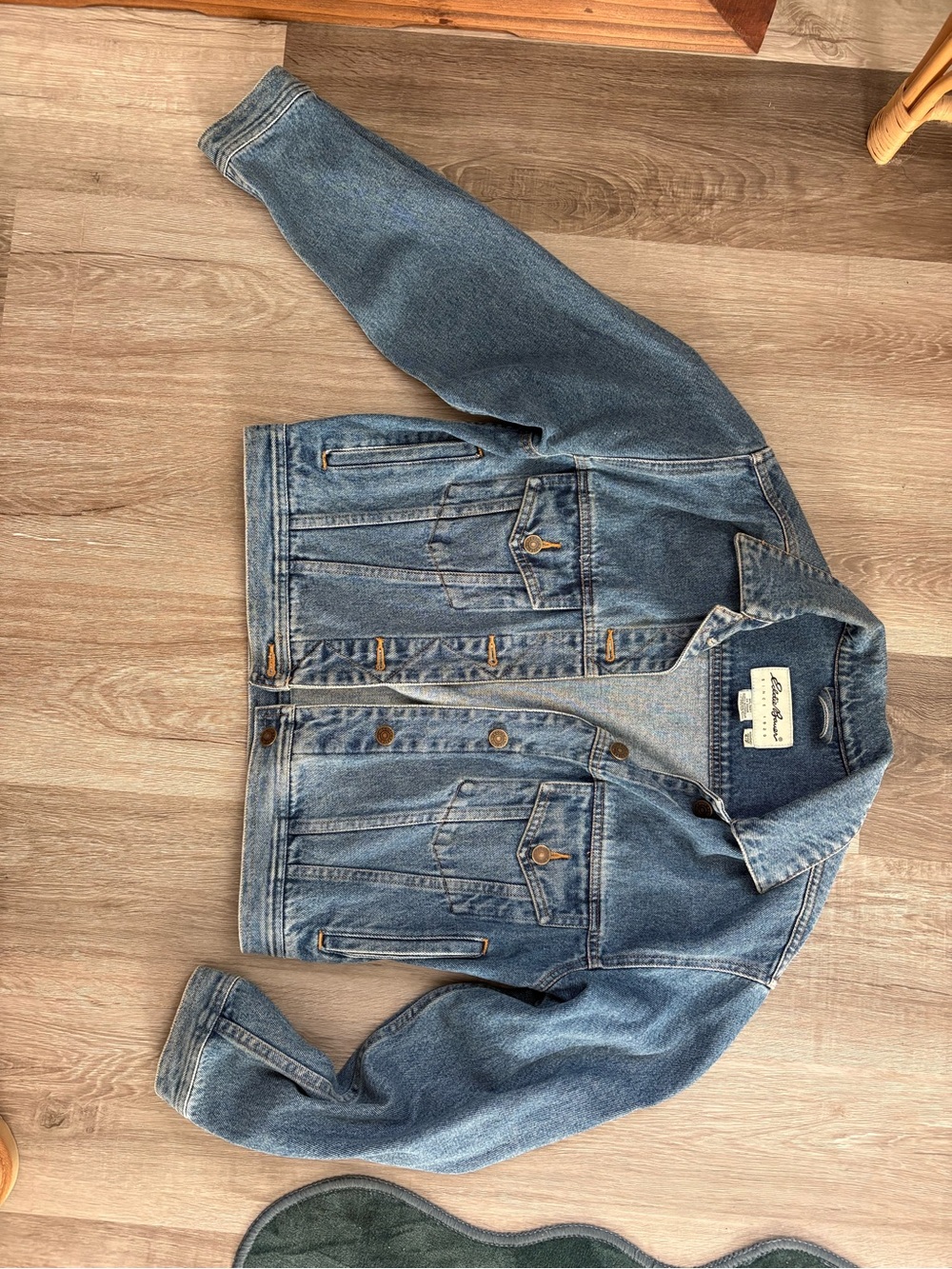 Eddie Bauer Vintage Light Blue Denim Jacket